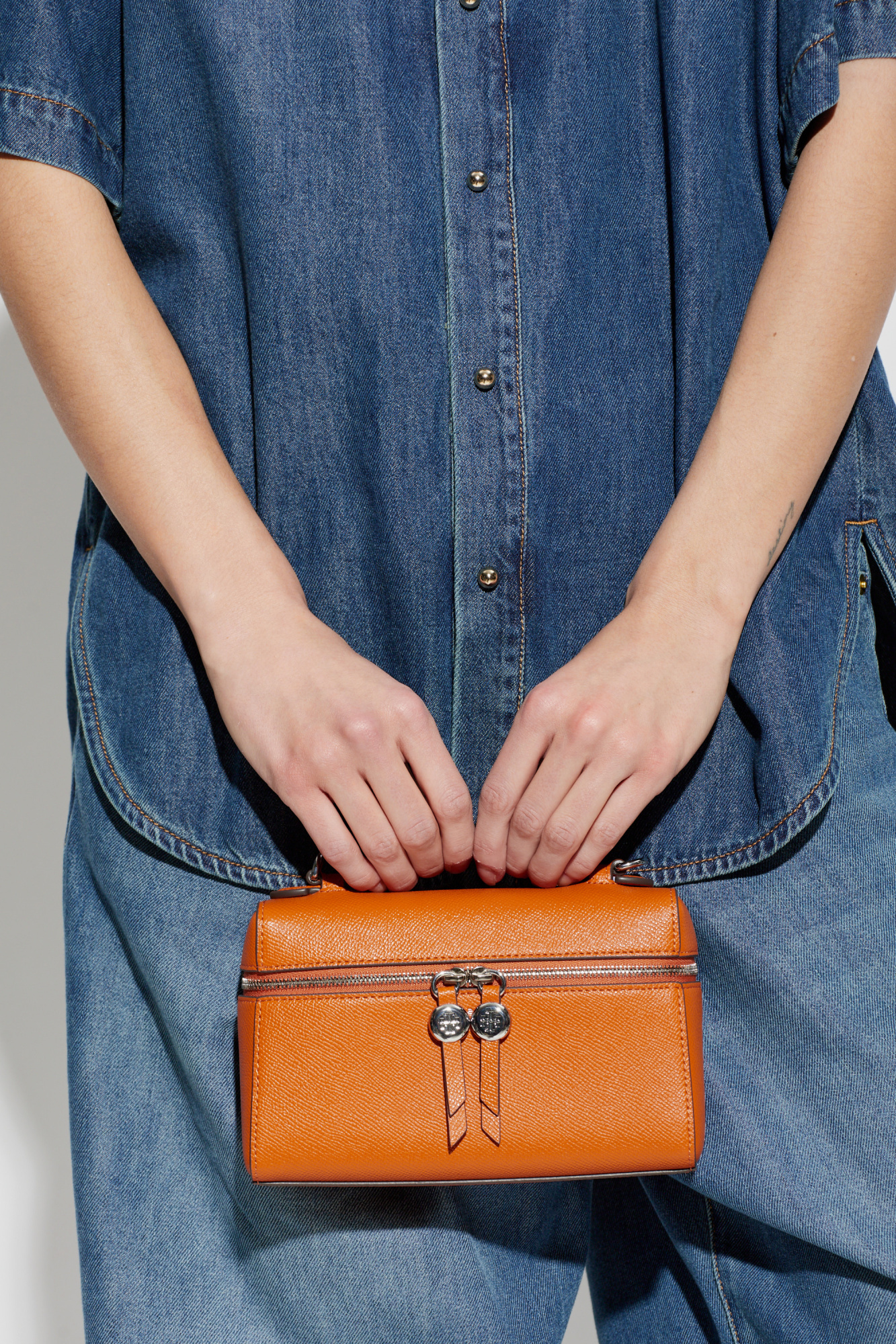 Laranja Mala de mão 'Slim' Tory Burch - Vitkac Brazil
